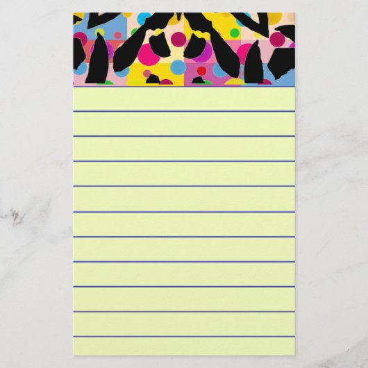 Graphic Blume Stationery Briefpapier (Vorderseite)