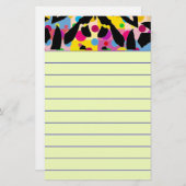 Graphic Blume Stationery Briefpapier (Vorne/Hinten)
