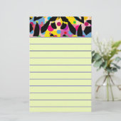 Graphic Blume Stationery Briefpapier (Stehend Vorderseite)