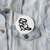 Graphic BONOBO - Chimpanzee - Animal Lover - Prima Button (Beispiel)