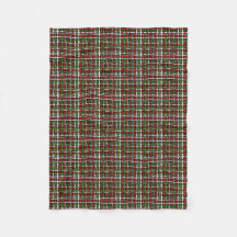 Graphic Burlap Woven Strings Christmas