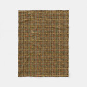 Graphic Burlap Woven Strings Gray Fleecedecke (Vorderseite)