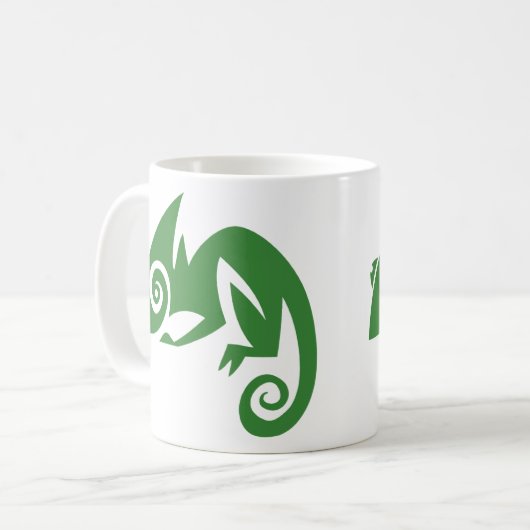 Graphic Chameleon Kaffeetasse (Vorderseite Links)