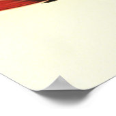 Graphic: Close-up of fin and taillight on Poster (Ecke)