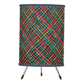 Graphic Colorful Woven Burlap