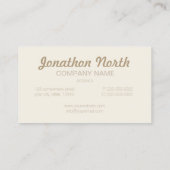 Graphic Design ID299 Visitenkarte (Rückseite)