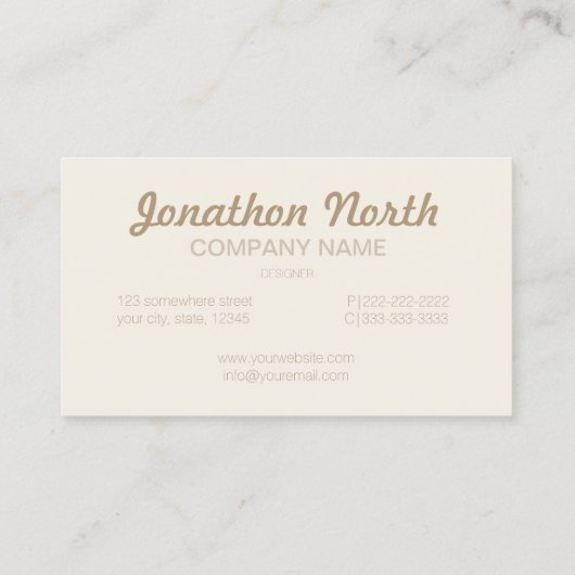 Graphic Design ID299 Visitenkarte (Rückseite)