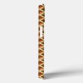 Graphic Diamonds Pattern Red auf einer beliebigen Case-Mate iPhone Hülle (Rückseite / Rechts)