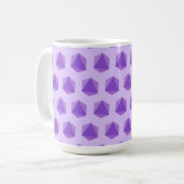Graphic Dice Lavender Kaffeetasse (Vorderseite Links)
