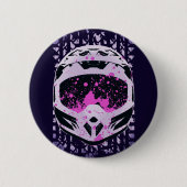 Graphic Dirt Bike Helmet Button (Vorderseite)