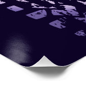 Graphic Dirt Bike Helmet Poster (Ecke)