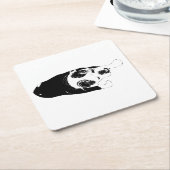 Graphic Dog Stride erhellt Tischversammlungen Rechteckiger Pappuntersetzer (angewinkelt)
