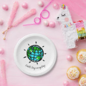 Graphic EARTH DAY - Jeden Tag - Party Pappteller (Party)