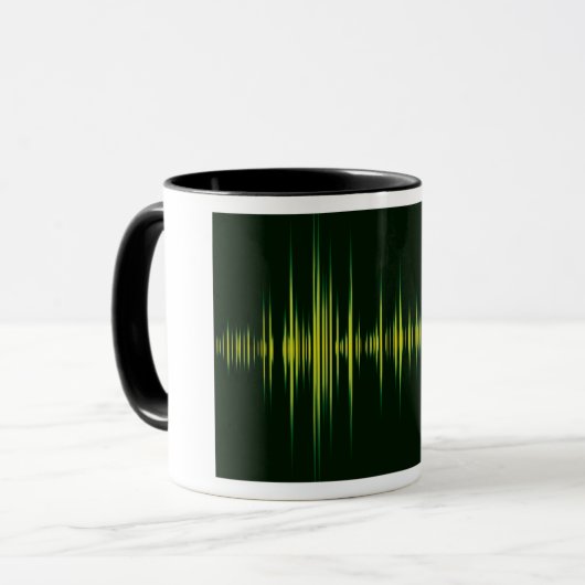Graphic Equalizer Mug Tasse (Vorderseite Links)