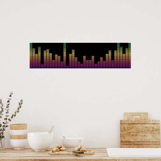 Graphic Equalizer Poster (Küche)