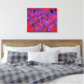 Graphic Explosion Wrapped Canvas Leinwanddruck (Insitu (Schlafzimmer))