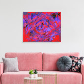 Graphic Explosion Wrapped Canvas Leinwanddruck (Insitu (Wohnzimmer))