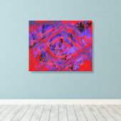 Graphic Explosion Wrapped Canvas Leinwanddruck (Insitu (Holzboden))