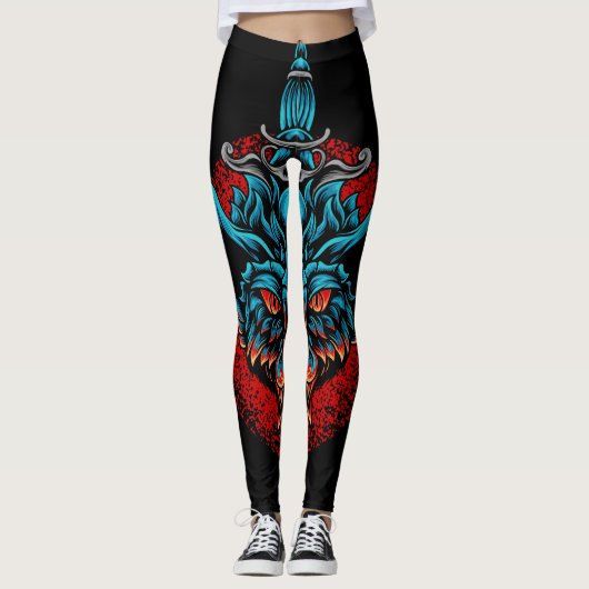 Graphic Fusion Leggings (Vorderseite)