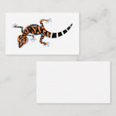 Graphic GECKO - Reptil - Eidechse - Tier Visitenkarte (Vorne/Hinten)