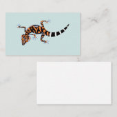 Graphic GECKO - Reptil - Eidechse - Tier Visitenkarte (Vorne/Hinten)