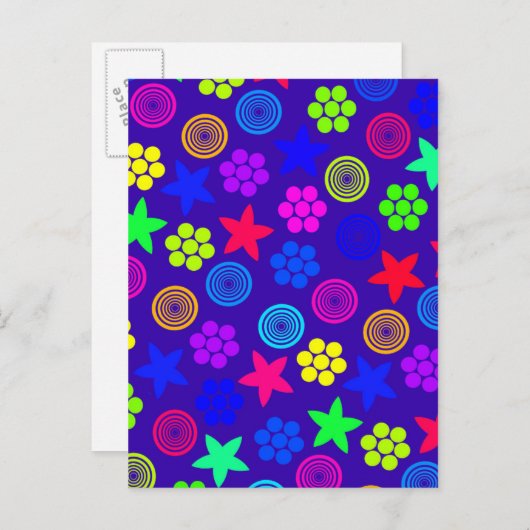 Graphic Geo Postkarte (Vorne/Hinten)