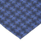 Graphic Geometric 3D Scallop Fan Blue Tischdecke (Schrägansicht)
