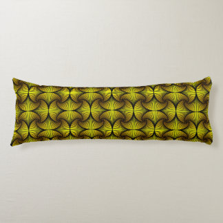 Graphic Geometric 3D Scallop Fan Gelb Seitenschläferkissen