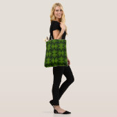Graphic Geometric 3D Scallop Fan Green Tasche (Am Model)