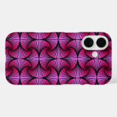 Graphic Geometric 3D Scallop Fan Pink Case-Mate iPhone Hülle (Rückseite (Horizontal))