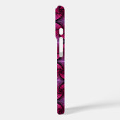 Graphic Geometric 3D Scallop Fan Pink Case-Mate iPhone Hülle (Rückseite / Links)