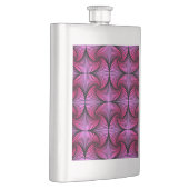 Graphic Geometric 3D Scallop Fan Pink Flachmann (Rechts)