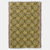 Graphic Geometric 3D Spiral Drehung gelb Decke (Vorderseite Vertikal)
