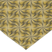 Graphic Geometric 3D Spiral Drehung gelb Tischdecke (Schrägansicht)