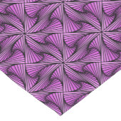 Graphic Geometric 3D Spiral Drehung Pink Kurzer Tischläufer (Ecke)