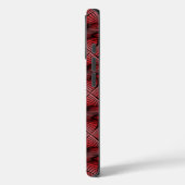 Graphic Geometric 3D Spiral Drehung Red Case-Mate iPhone Hülle (Rückseite / Links)