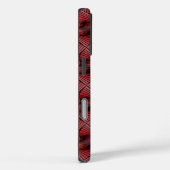 Graphic Geometric 3D Spiral Drehung Red Case-Mate iPhone Hülle (Rückseite / Rechts)