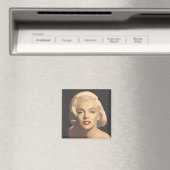 Graphic Gray Marilyn Magnet (In Situ (Geschirrspüler))