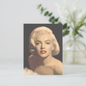 Graphic Gray Marilyn Postkarte (Stehend Vorderseite)