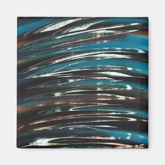 Graphic Grunge Wave Magnet (Vorne)