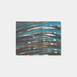 Graphic Grunge Wave Post-it Klebezettel