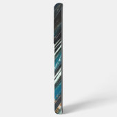 Graphic Grunge Wave Samsung Galaxy Hülle (Rückseite (Horizontal))