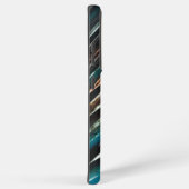 Graphic Grunge Wave Samsung Galaxy Hülle (Rechte Seite)