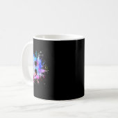 Graphic Heart Semicolon Symbol Kaffeetasse (Vorderseite Links)