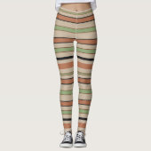 Graphic Horizontal Lines mit benutzerdefinierter F Leggings (Vorderseite)