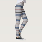 Graphic Horizontal Lines mit benutzerdefinierter F Leggings (Rechts)