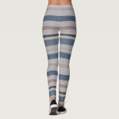 Graphic Horizontal Lines mit benutzerdefinierter F Leggings (Rückseite)