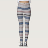 Graphic Horizontal Lines mit benutzerdefinierter F Leggings (Vorderseite)
