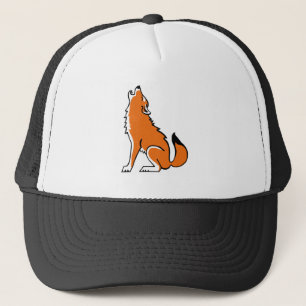Graphic - Howling Red WOLF - gefährdet - Truckerkappe