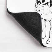 Graphic Ink Dog bringt festliche Büro-Wärme Mousepad (Ecke)